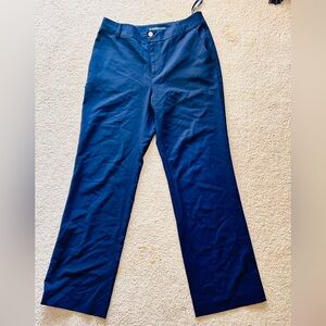 Lauren Ralph Lauren Women's Dark Blue Chinos 96% wool